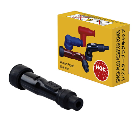 NGK spark plug socket (NR 8022) straight black, SILICONE