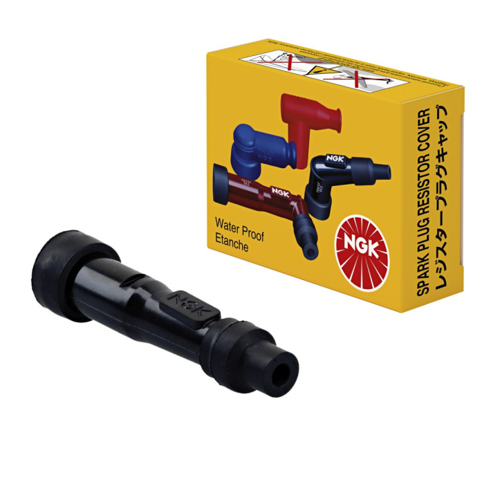 NGK spark plug socket (NR 8022) straight black, SILICONE