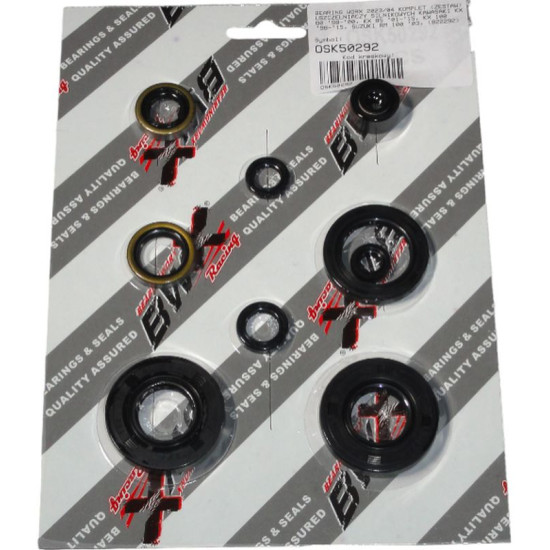 BEARING WORX ENGINE SEAL KIT KAWASAKI KX 80 '98-'00, KX 85 '01-'15, KX 100 '98-'15, SUZUKI RM 100 '03, (822292)