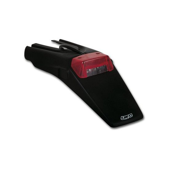 UFO rear plastic with lamp and license plate light, color black