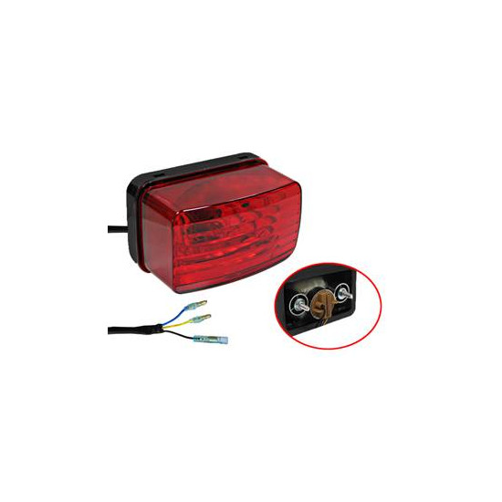 BRONCO tail light YAMAHA YFM 700 GRIZZLY (07-15), KODIAK (16-17), YFZ 450 (12-13), YFM 250 RAPTOR (08-13) (3FA-84710-00-00)