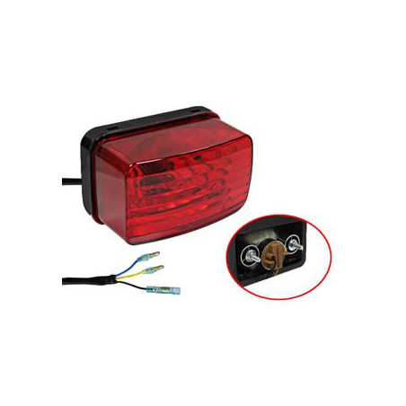 BRONCO tail light YAMAHA YFM 700 GRIZZLY (07-15), KODIAK (16-17), YFZ 450 (12-13), YFM 250 RAPTOR (08-13) (3FA-84710-00-00)