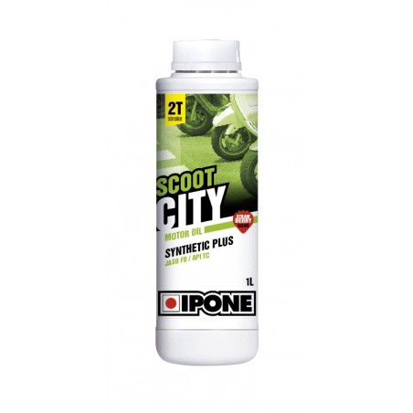 Ipone Scoot City 2T semi-synthetic oil 1L (strawberry)