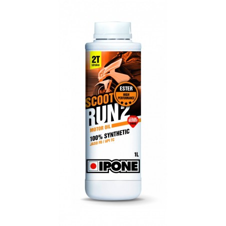 Ipone Scoot Run 2 fully synthetic oil 1L (strawberry)