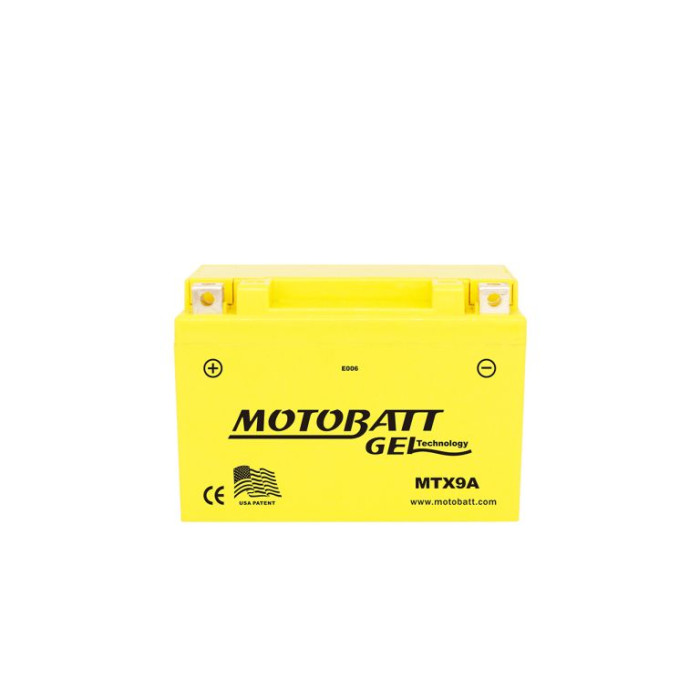 MOTOBATT gel battery MTX9A (YTX9BS) 12V 9AH 151X88X105 filled (140A) (8)