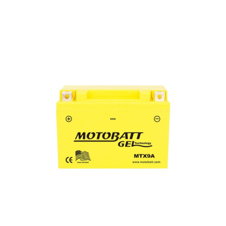 MOTOBATT akumuliatorius gelinis MTX9A (YTX9BS) 12V 9AH 151X88X105 užpildytas (140A) (8)