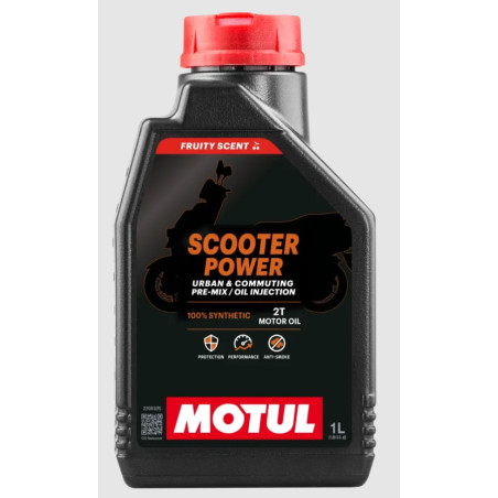 Motul Scooter Power 2T fully synthetic oil 1L
