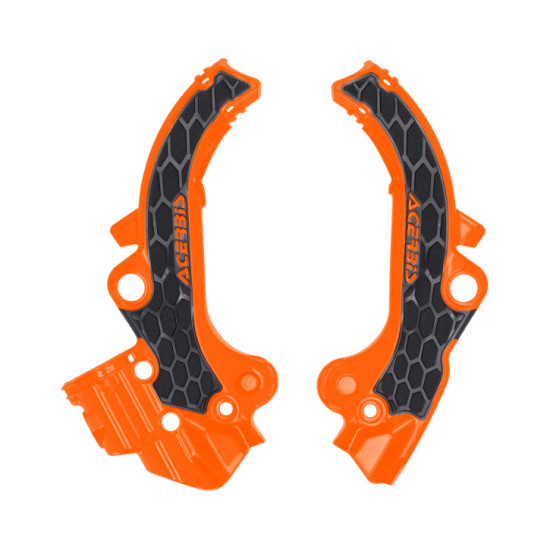 ACERBIS X-GRIP RĖMO APSAUGOS KTM SX 65 '24-'26, GAS GAS MC 65 '24-'26, HUSQVARNA TC 65 '24-26 SPALVA ORANŽINĖ / JUODA