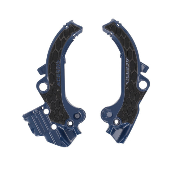 ACERBIS X-GRIP FRAME GUARDS KTM SX 65 '24-'26, GAS GAS MC 65 '24-'26, HUSQVARNA TC 65 '24'-26 COLOR BLUE / BLACK