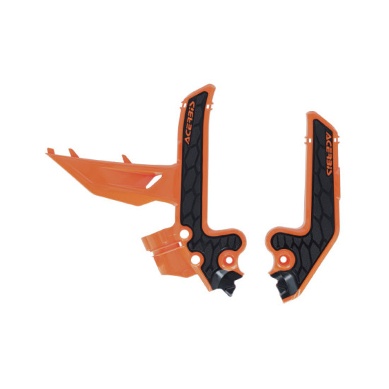 ACERBIS X-GRIP RĖMO APSAUGOS KTM SX 85 '25-'26, GAS GAS MC 85 '25-'26 SPALVA ORANŽINĖ / JUODA