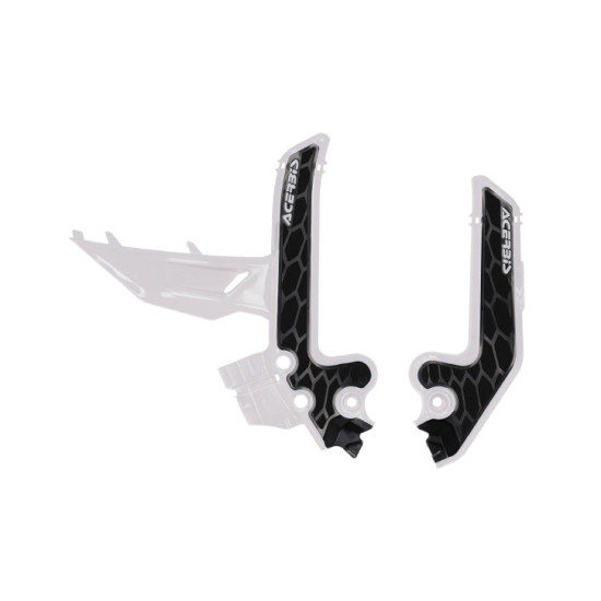 ACERBIS X-GRIP RĖMO APSAUGOS KTM SX 85 '25-'26, GAS GAS MC 85 '25-'26 SPALVA BALTA / JUODA