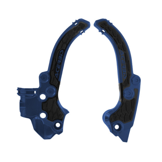 ACERBIS X-GRIP FRAME GUARDS KTM SX 50 '24-'26, GAS GAS MC 50 '24-'26, HUSQVARNA TC 50 '24'-26 COLOR BLUE / BLACK