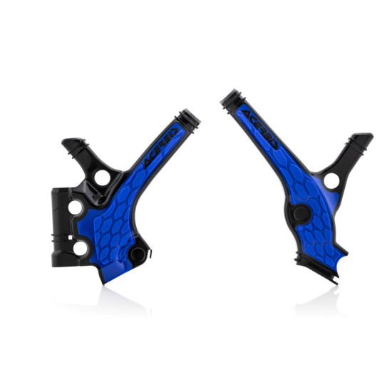 ACERBIS X-GRIP FRAME GUARDS YAMAHA YZ 85 '19-'21 BLUE/BLACK
