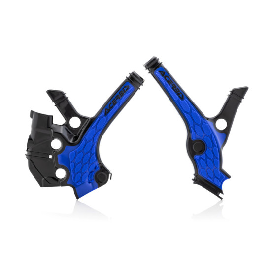 ACERBIS X-GRIP FRAME GUARDS YAMAHA YZ 65 '18-'26 COLOR BLUE / BLACK