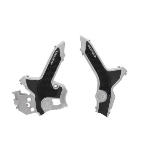 ACERBIS X-GRIP RĖMO APSAUGOS HONDA CRF 250 L '21-'24, CRF 300 L '21-'26, CRF 300 RALLY '21-'24 SPALVA PILKA / JUODA