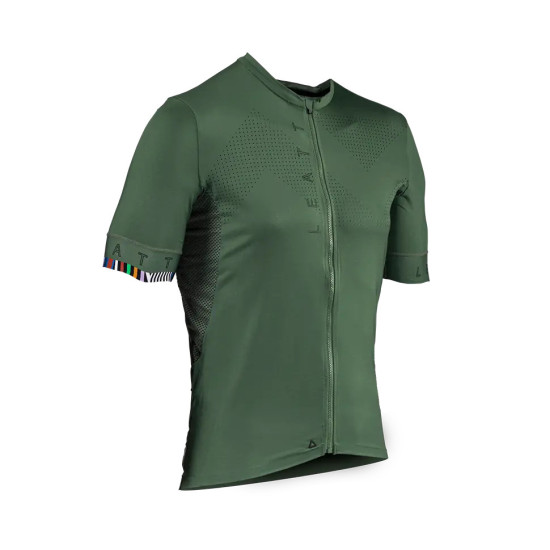 LEATT MTB ENDURANCE 5.0 JERSEY SPINACH CYCLING JERSEY GREEN SIZE M