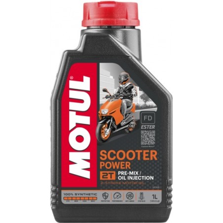 Motul Scooter Power 2T pilnai sintetinis tepalas 1L