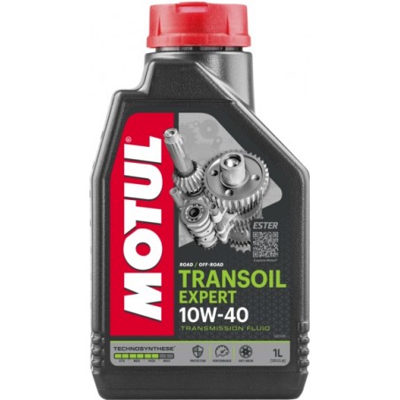 Motul Transoil Expert 2T / 4T 10w40 pusiau sintetinis pavarų dėžės tepalas 1L