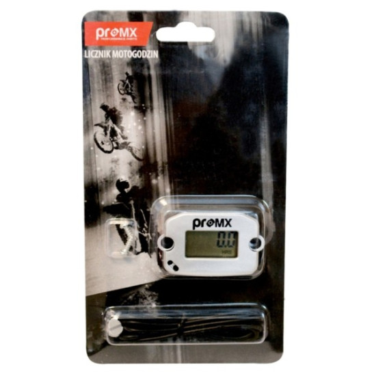PROMX motorcycle hour meter with tachometer waterproof PR02 (EL)