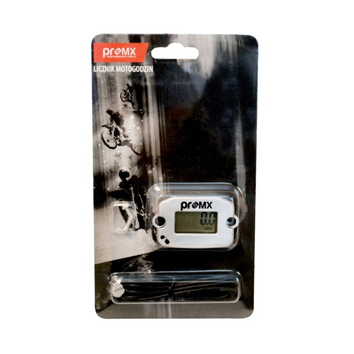 PROMX motorcycle hour meter with tachometer waterproof PR02 (EL)