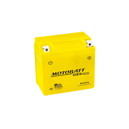 MOTOBATT gel battery MTZ7S (YTZ7S) 12V 7AH 113X70X107 filled (95A)