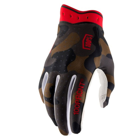 100 PROCENT RĘKAWICE CROSS / ENDURO ITRACK CAMO KOLOR KHAKI ROZMIAR L