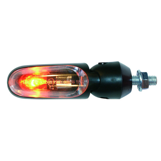 FAR turn signal set homologated LED (BLACK) foldable