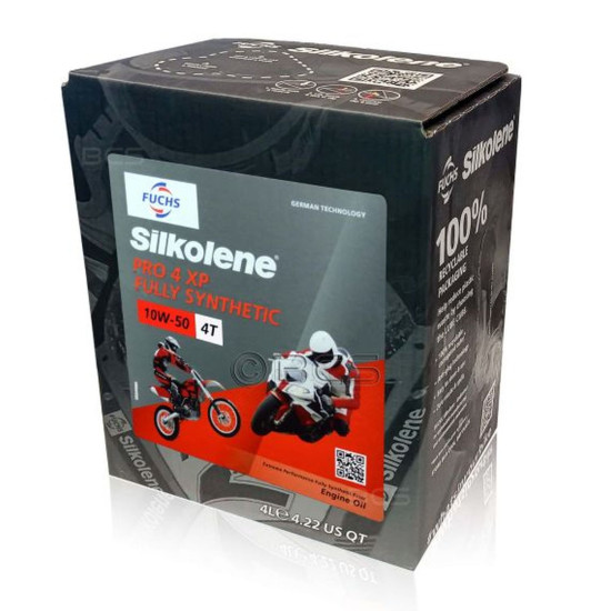 SILKOLENE FUCHS VARIKLIO ALYVA 100 % SINTETINIS ESTERIS PRO 4 XP 10W50 4L (NT)