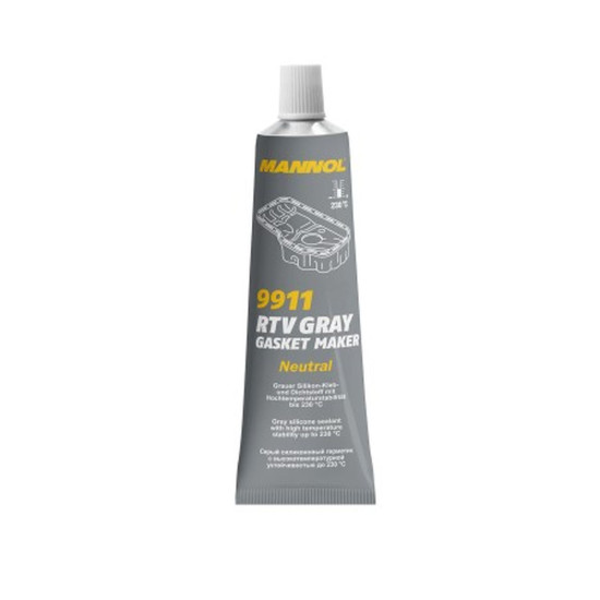 MANNOL GASKET MAKER - SILICONE SEAL - GRAY 85G (REPLACES GASKETS) (9911) (144)