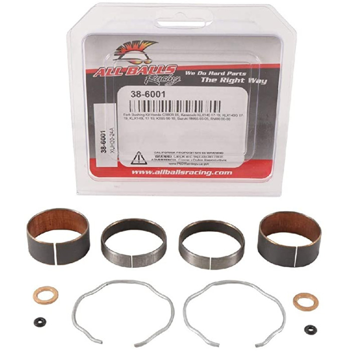 ALL BALLS front shock absorber bushing set HONDA CR80R 85, KAWASAKI KLX140 17-18, KX65 00-18, SUZUKI RM65 03-05