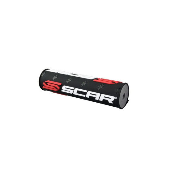 SCAR RACING GĄBKA NA KIEROWNICĘ (POPRZECZKĘ) (250MM) KOLOR CZARNY Z LOGO SCAR