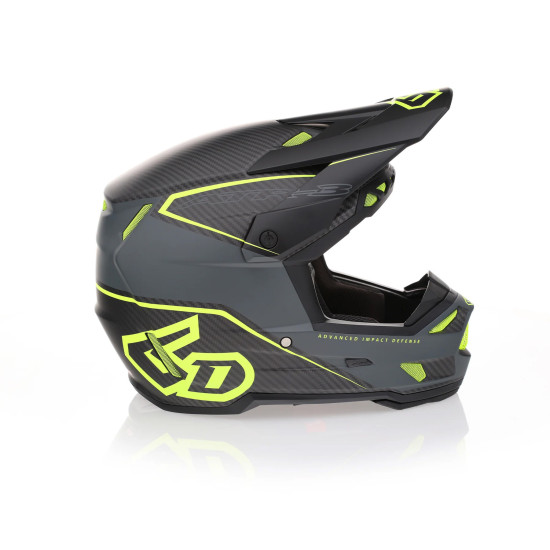 6D HELMETS KASK CROSS / ENDURO ATR-3 ZONE MATTE YELLOW FIM (FRHPhe-02) KOLOR SZARY MAT / ŻÓŁTY ROZMIAR M