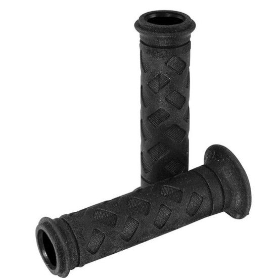PROGRIP 2026 / 04 PG699 ATV / HIDROCIKLŲ / MTB RANKENĖLĖS (22+22 MM, ILGIS 125 MM) JUODOS, ATVIRAS GALAS (VIENO KOMPONEN