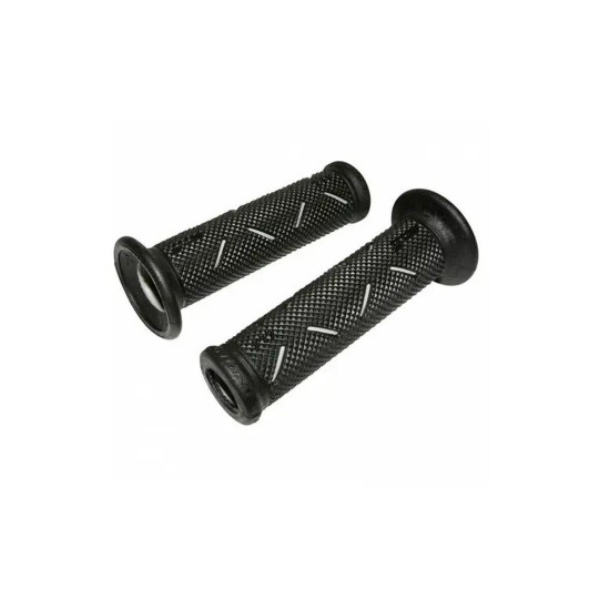 PROGRIP 2026 / 04 PG717 ROAD GRIPS (22+25MM, 122MM LENGTH) BLACK / GREY OPEN END (TWO-COMPONENT) (717-187)