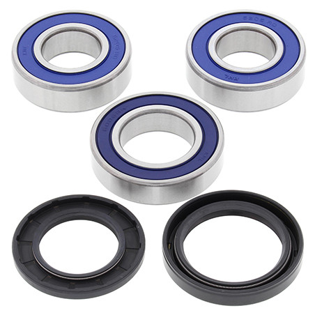 ALL BALLS galinio rato guoliai su riebokšliais KAWASAKI ZX6R '98-'18, ZX7R '96-'02, ZX9R '94-'03, ZX10R '11-'18, Z1000 '03-'09,