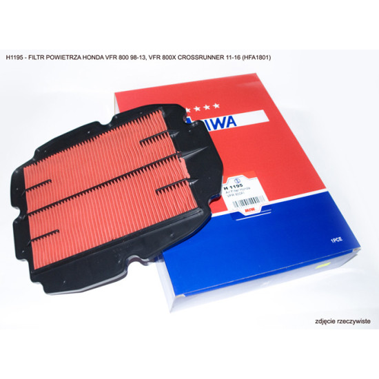 MIW (MEIWA) AIR FILTER HONDA VFR 800 98-13, VFR 800X CROSSRUNNER 11-16 (HFA1801) (20)