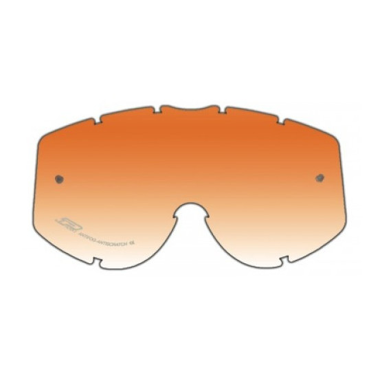 PROGRIP LENS PG3222 FOR GOGGLES PG3200 / PG3201 / PG3204 / PG3301 / PG3400 / PG3404 / PG3450 ORANGE, ANTISCRATCH, ANTIFO