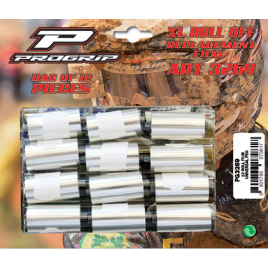 PROGRIP ROLL OFF XL PG3269 WIDTH 4CM (12 PCS) (ALL MODELS EXCEPT PG3303 VISTA GOGGLES) (PG3269BIG) (PG3269XL)