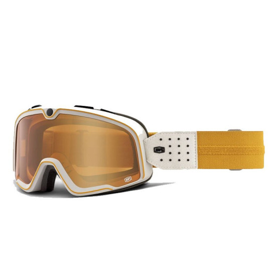 100 PERCENT BARSTOW OCEANSIDE - PERSIMMON LENS - COLOR WHITE / ORANGE ORANGE LENS
