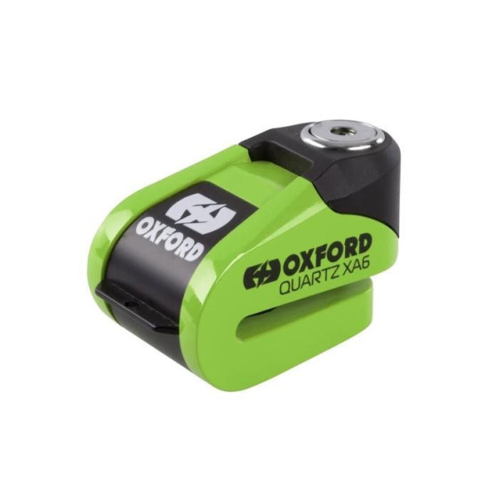 OXFORD BLOKADA TARCZY HAMULCOWEJ ALARMEM ALPHA XA6 KOLOR ŻÓŁTY FLUO (PIN 6MM) (STARY KOD: LK270)