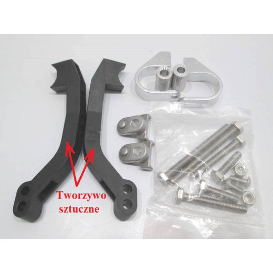 Handquards color blue with mounting kits