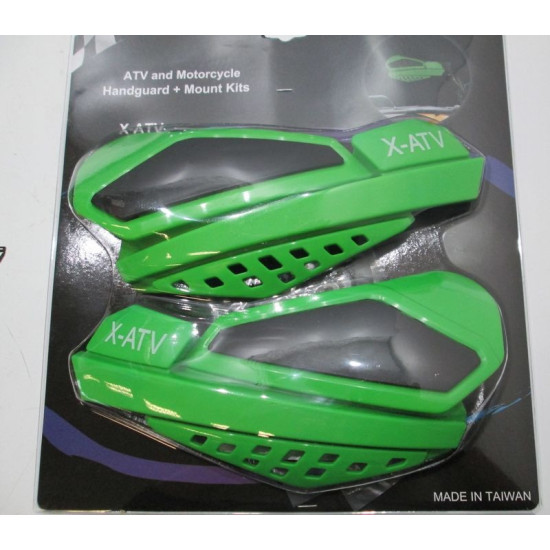 handquards color green with alu mounting kits