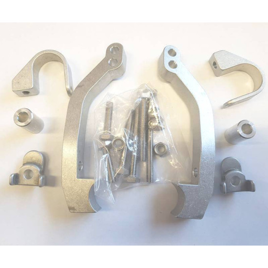 handquards color green with alu mounting kits