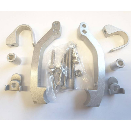 handquards color green with alu mounting kits