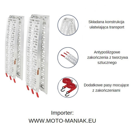 ATV aluminium ramps set 2pcs