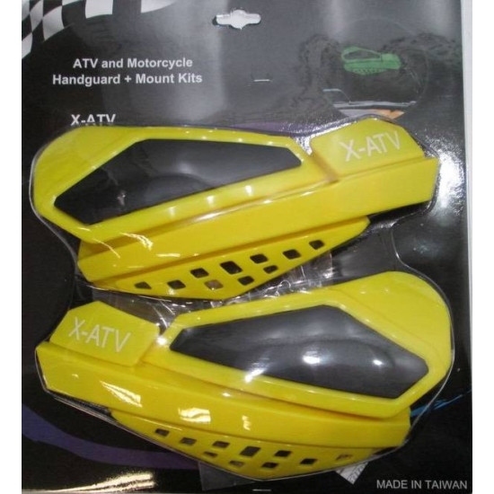 handquards color yellow with alu mounting kits