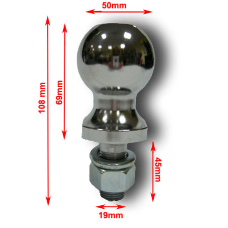 Ball Towbar for ATV 19 MM