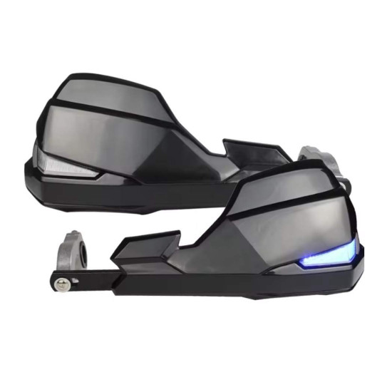 Hand guards with led turn signal