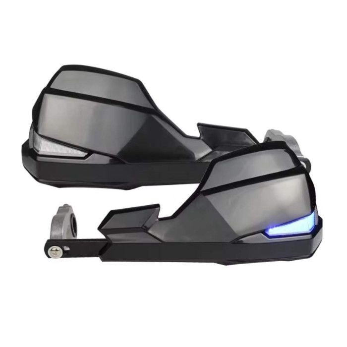 Hand guards with led turn signal