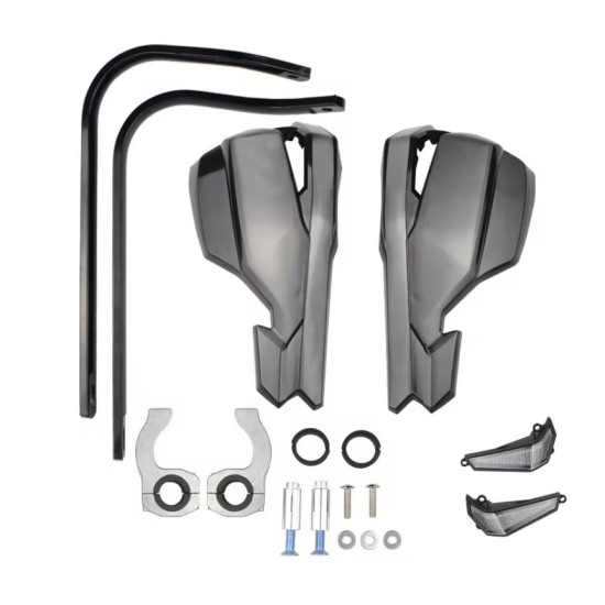 Hand guards with led turn signal